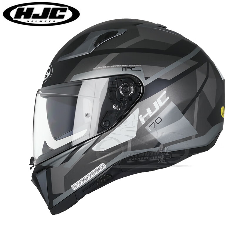 HJC motorcycle helmet men's and women's double lens full helmet breathable all-season motorcycle racing 3C safety helmet sharp four-star I70 elim-mc5sf L (recommended 55-57)