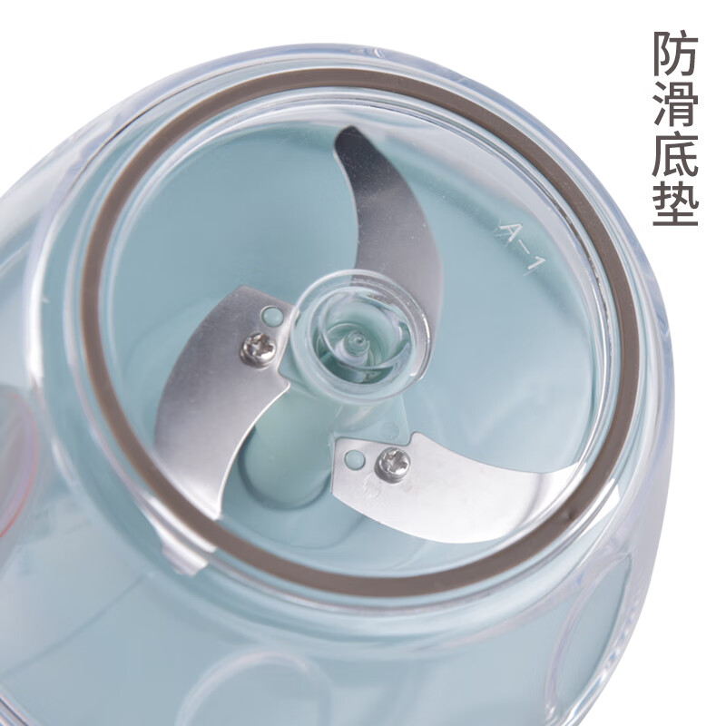 TAFUCO multifunctional manual garlic puller cooking machine vegetable cutter garlic mince machine kitchen 1200ml gray blue T5250