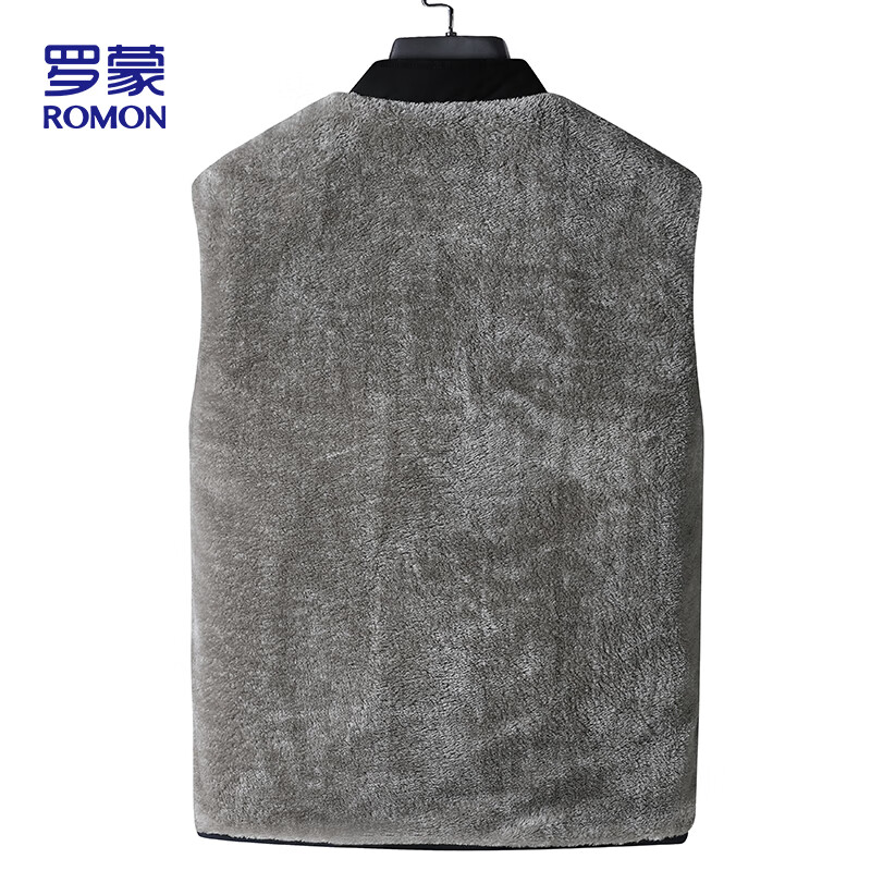 Romon Jacket Men's Autumn and Winter Business Casual Warm Plus Velvet Stand Collar Executive Top Jacket Men's 532 Green XL