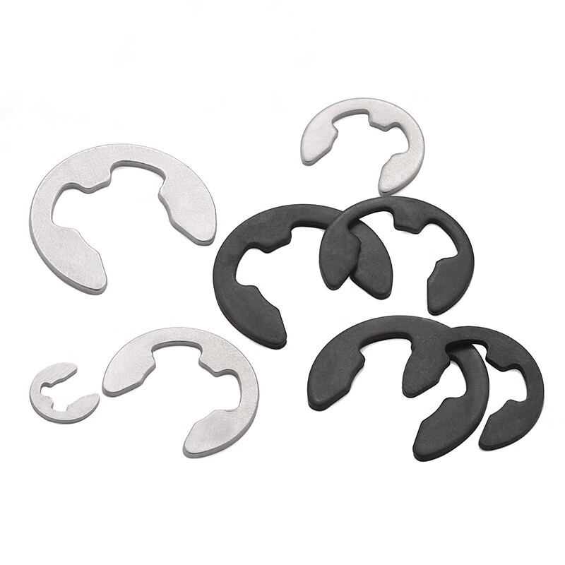 Jinggong (JINGGONG) 65 manganese steel open retaining ring e-type circlip shaft snap ring snap card open circlip retaining ring GB896 20% off 22 20 pieces 65 manganese steel