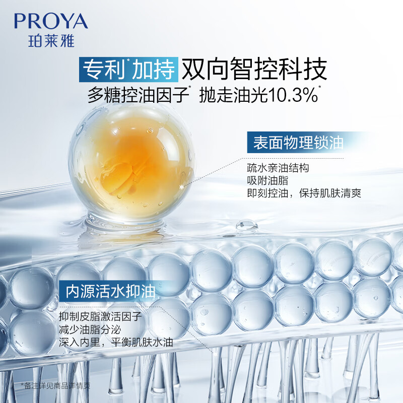 PROYA's newly upgraded 5-piece hydrating, soothing and oil-controlling skin care product set.