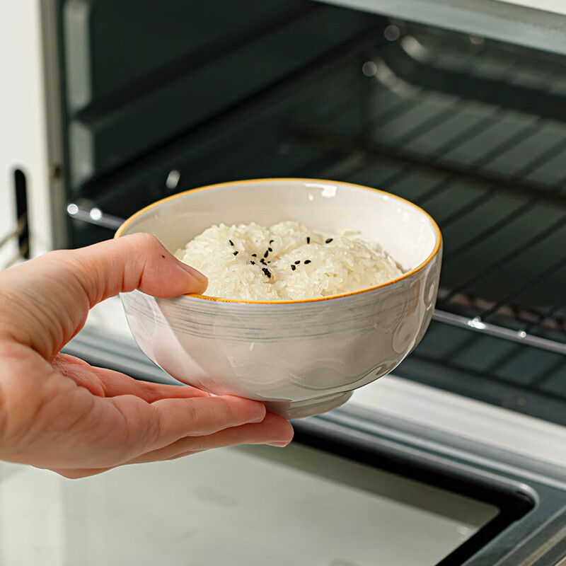 Lowe ceramic bowl household 2025 new high-looking bowls and plates, especially beautiful small bowls, tableware, chopsticks, rice bowls, 4.5-inch rice bowls, 2 pack, no specifications