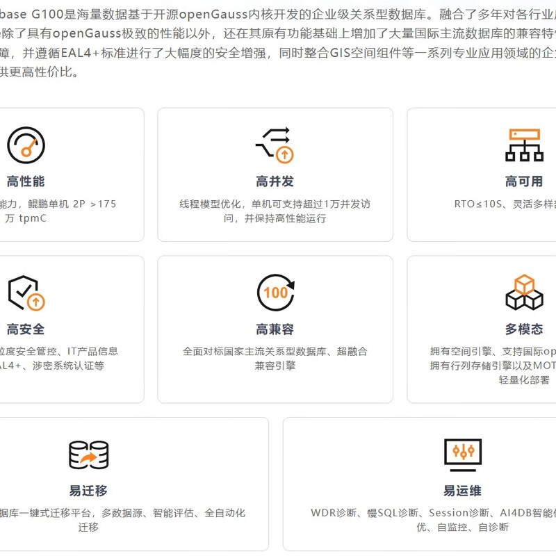 Massive Vastbase E100 database/Vastbase G100 database/Massive database M100