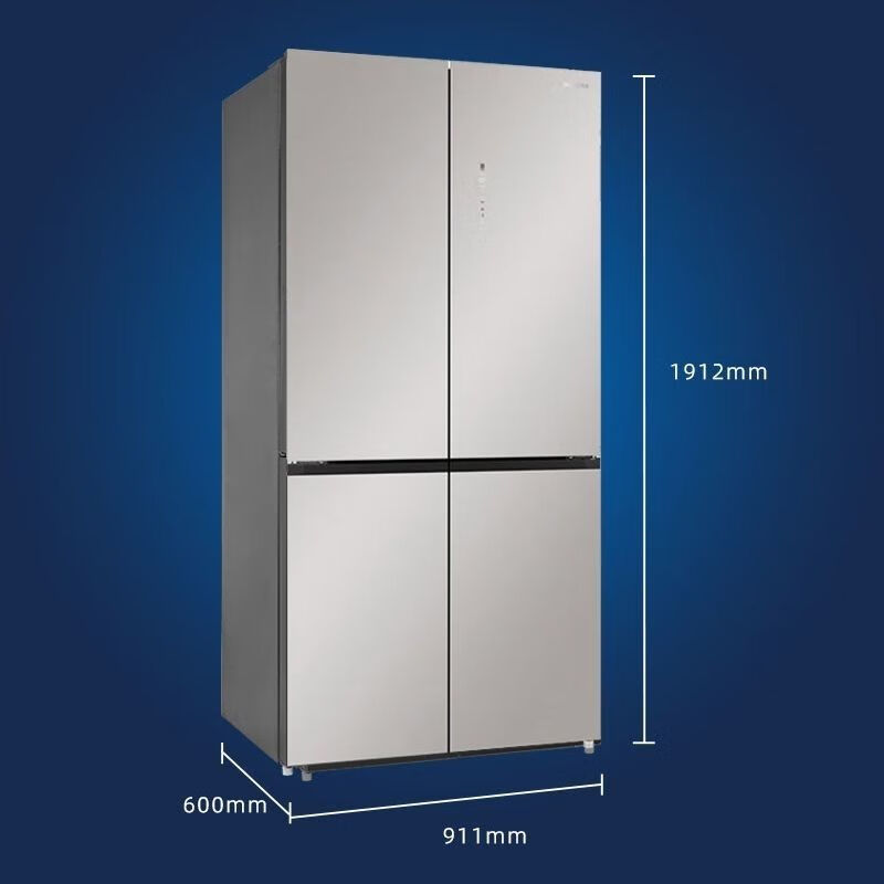 Meiling refrigerator BCD-560WP9BTZ embedded four-door cross door frequency conversion automatic ice making large capacity 560WP9BTZ glazed seal