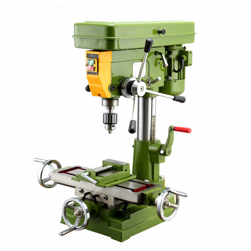 Multifunctional desktop drilling and milling machine industrial bench drill tapping and drilling integrated hardware cross workbench ZX7016_380V