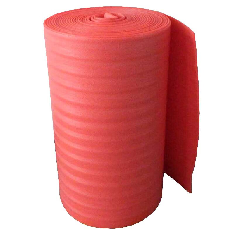 Inner packing film epe red pearl cotton foam board environmentally friendly material packaging filler anti-static anti-collision cotton (red) 25 meters long x 10 mm thick 40 cm wide