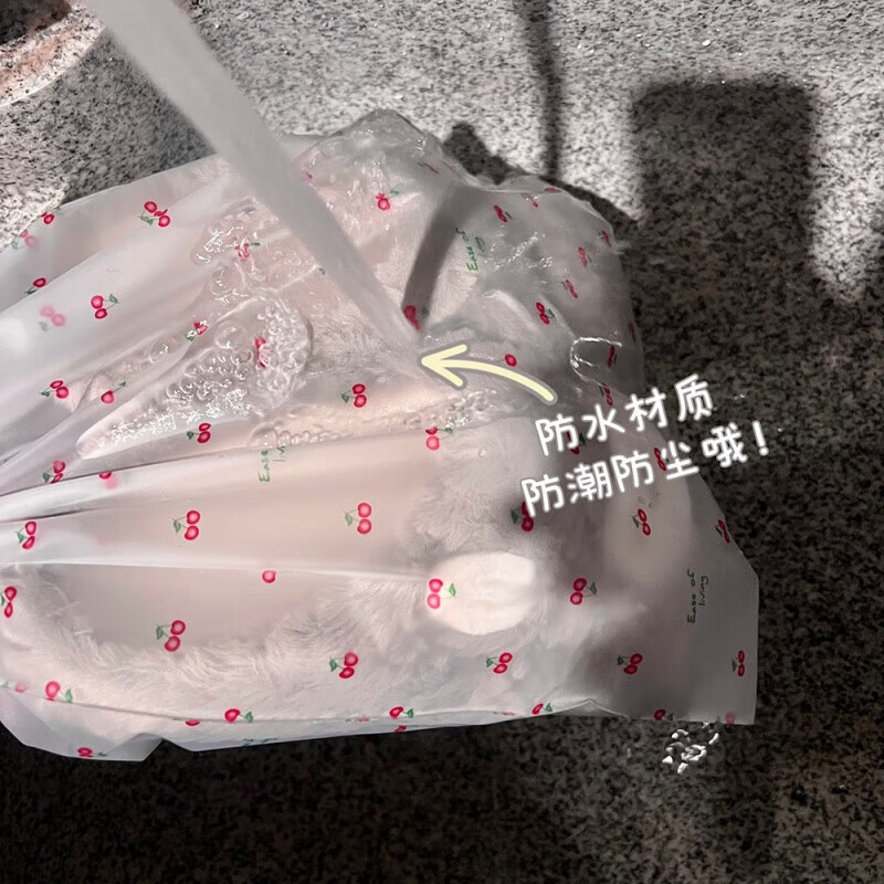Shoe storage bag drawstring cute ins travel convenient dustproof and moisture-proof drawstring packing moving bag can hold 5 bags