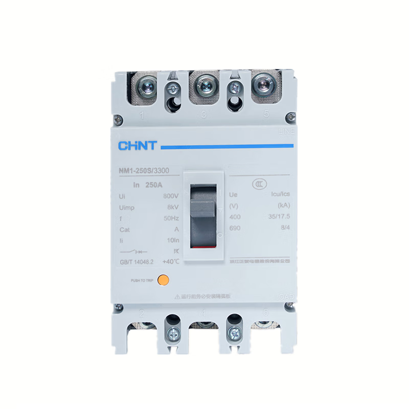 Chint molded case circuit breaker NM1-250S/3300 4300B 160A 200A 225A 250A 3P 160A 4p