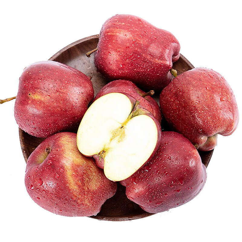 Jingxiansheng Gansu Tianshui Huaniu apples are big and red, 4.5 catties single fruit 260g + shipped directly from the source, free shipping