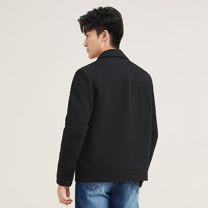 SEVEN Modal Textured Jacket Men's 2025 Autumn and Winter Lapel Casual Youth Jacket