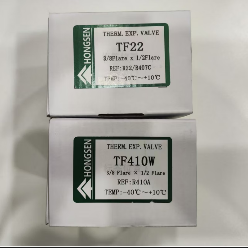 Refrigerator cold storage TF type right-angle internal balance R22/R404/R134/R410 throttling thermal expansion valve TF134 valve body No. 2 core R134