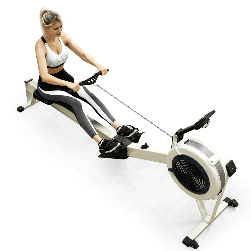 Delman WaterRower rowing machine home/gym water resistance magnetic resistance foldable silent rowing machine export black