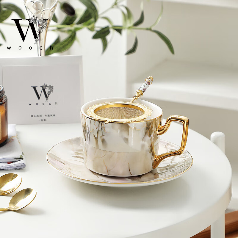 WOOCH light luxury coffee cup, high-end couple pairing cup, wedding gift for newlyweds, moving gift, birthday gift