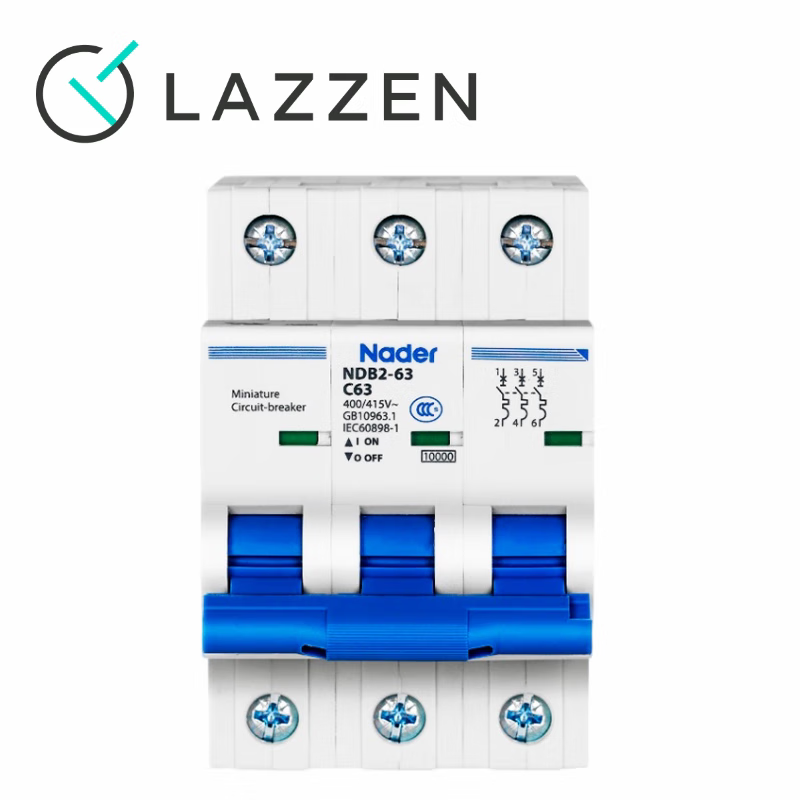 NDB2-63C series Shanghai Liangxin electrical circuit breaker air switch small micro-break small circuit breaker Nader NDB2-63C 63A 4P