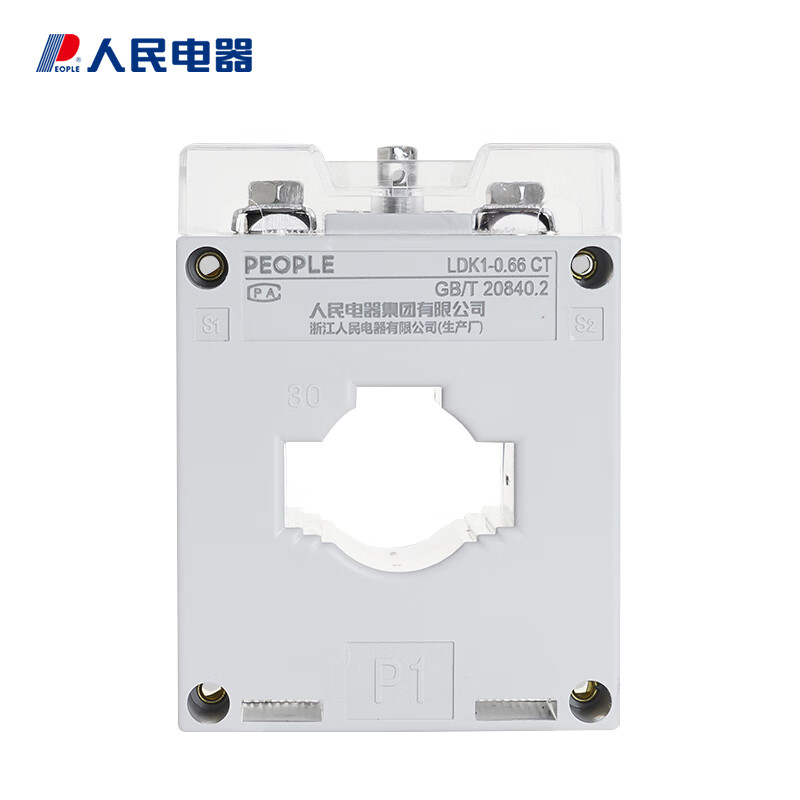 People's Electrical Appliances current transformer LMK1-0.66 BH-0.66 current ratio 100/5 200/5...... LMK1-0.66/300.550/5 single turn type