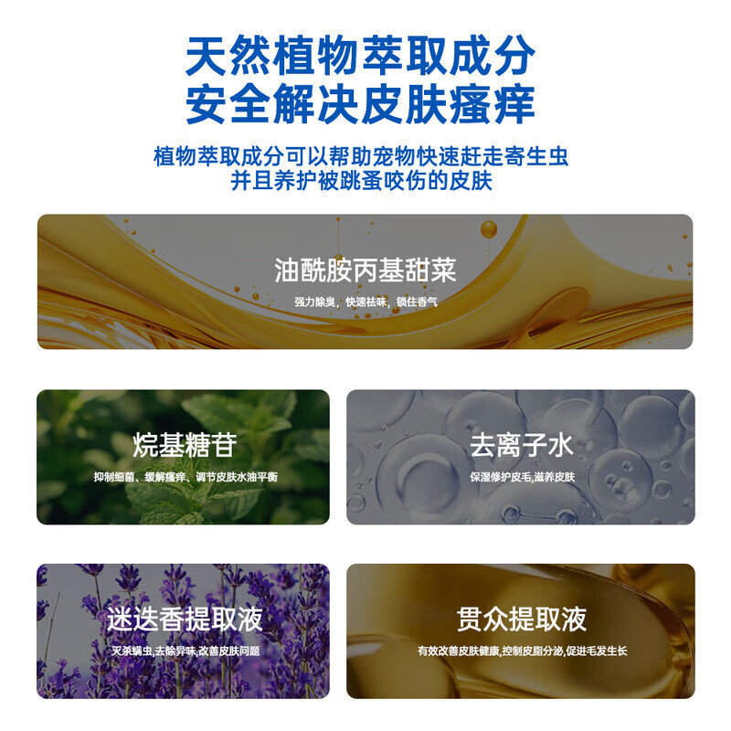 Keyouran Pet No-Rinse Foaming Mousse Cat and Dog Shower Gel Bubbles Antibacterial, Removes Mites, Deodorizes, Relieves Itching and Leaves Fragrance