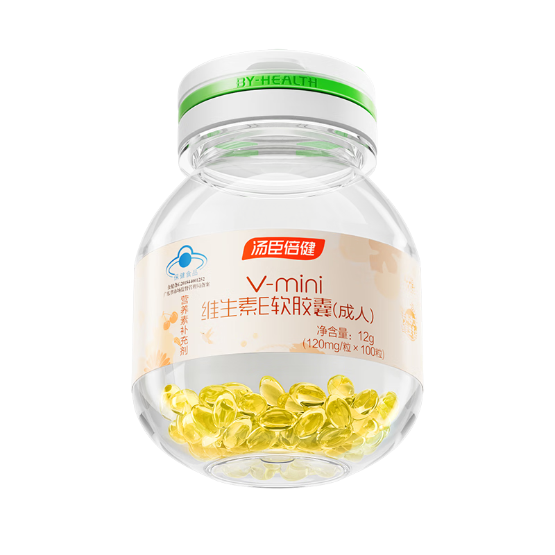 Tomson BY-HEALTH Yep Vitamin E Soft Capsules 100 Capsules Adult Supplement Vitamin E Concentrated VE Essence