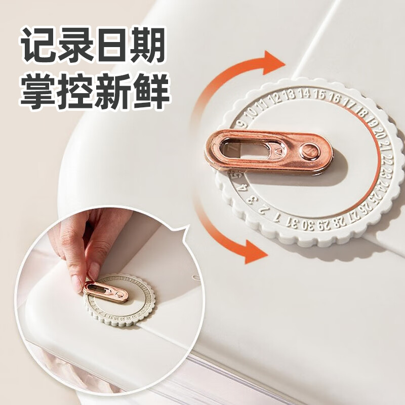 Longstar frozen special dumpling box refrigerator wonton dumpling storage box household tray food grade three layers and one cover