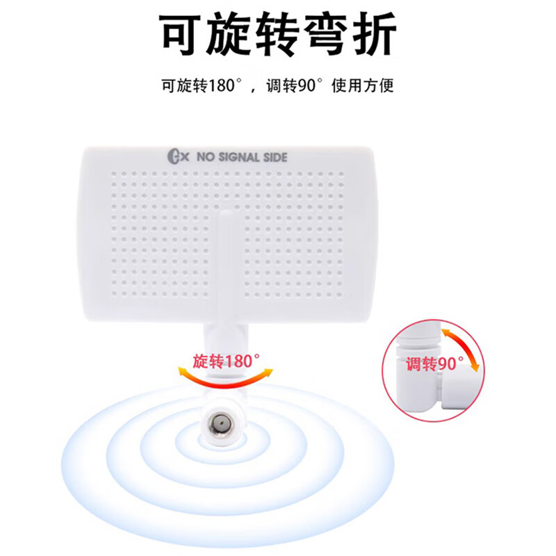 Fengyingzi Mini 2.4G directional small flat panel antenna SMA inner pin 2.4G/WiFi(18DBi)/Black FYZ-M5A2
