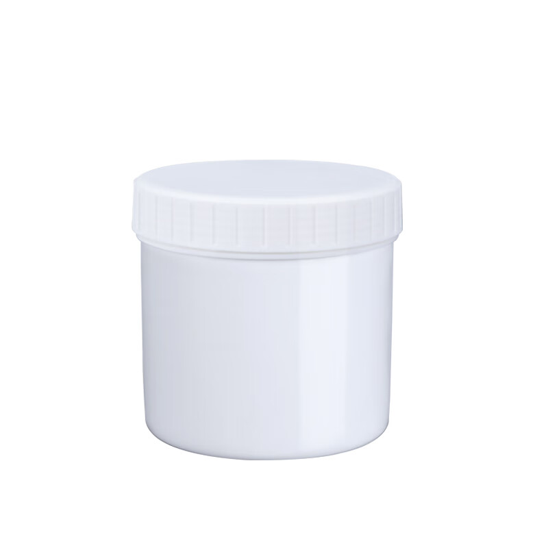 Metasequoia (pack of 2) 500ml white H thick sealed spiral can with inner lid food grade storage tank household spiral can seasoning tea milk powder honey ink latex paint can