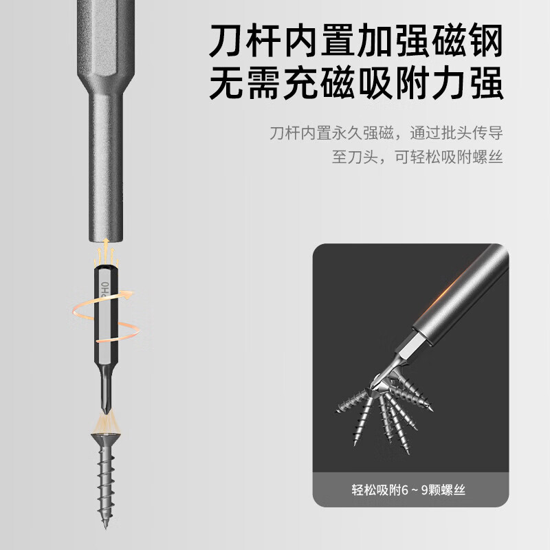 Olade refined multi-function screwdriver set household notebook disassembly tool box manual cross one-word hexagonal plum blossom