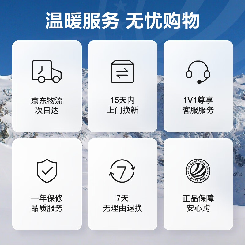 Bosideng 25 Years Winter Down Jacket 90 Down Women's Slim Extra Long Casual Thickened Hooded Stand Collar Jacket