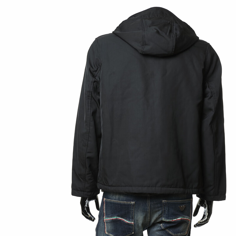 ARMANI/Armani EA Eagle logo men's simple casual hooded jacket EM003417 AF18264 black UC001 L (50)