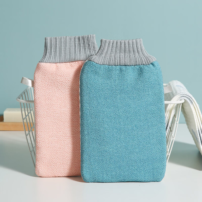 Germany 2025 Northeastern old-fashioned bath towel thick and powerful rub mud and gray men's special bath towel rub bath artifact hand Nordic gray thick and fine double sand