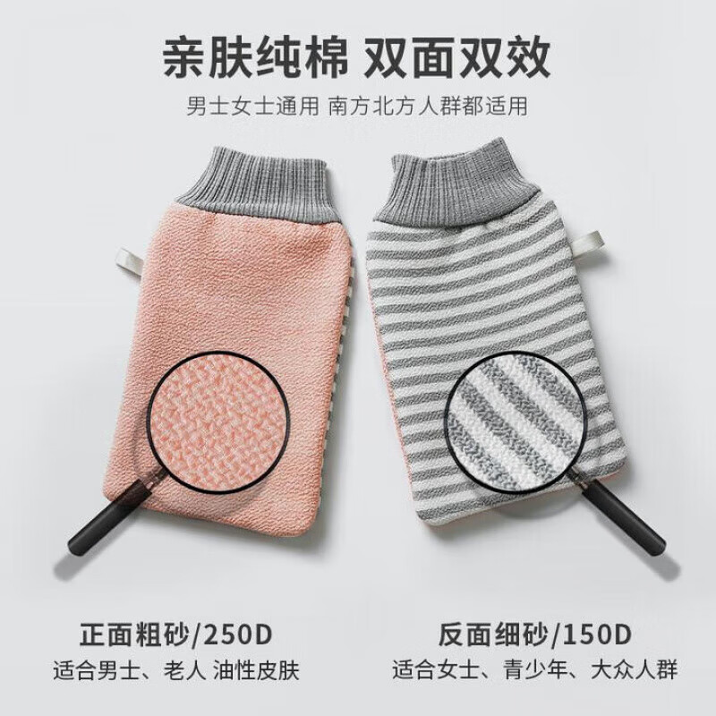 Germany 2025 Northeastern old-fashioned bath towel thick and powerful rub mud and gray men's special bath towel rub bath artifact hand Nordic gray thick and fine double sand