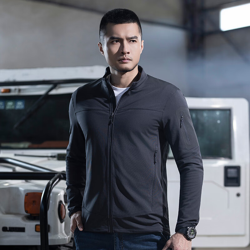 Dragon Tooth Third Generation Phantom Blade Lightweight Fleece Jacket Men's Outdoor Leisure Sports Functional Cardigan Jacket Extreme Night Black M 175/96A 141-155 catties