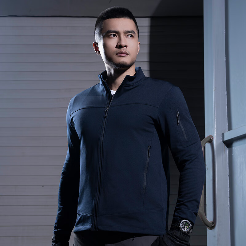 Dragon Tooth Third Generation Phantom Blade Lightweight Fleece Jacket Men's Outdoor Leisure Sports Functional Cardigan Jacket Extreme Night Black M 175/96A 141-155 catties