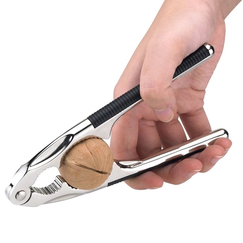 Meikejie Walnut Clamp Peeling Kernel Clamp Pecan Peeler Tool Household Melon Seed Artifact Hazelnut Clamp Nut Pliers Random Color of Handle
