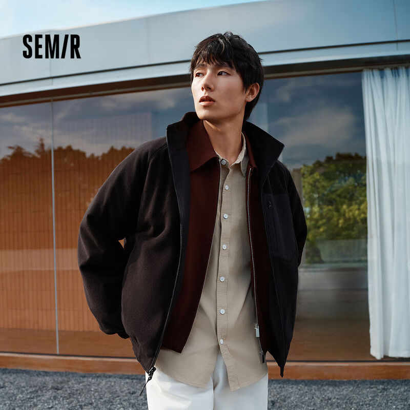 Semir protective jacket | Men's winter double-sided windproof and three-proof jacket 2025 outdoor loose top 109725108101