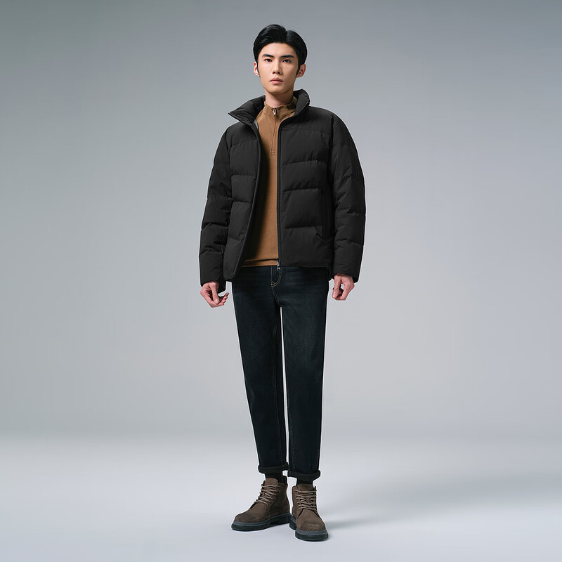 Lilang Waterproof Down Jacket Men's Stand Collar 2025 Winter Windproof Warm Men's Jacket