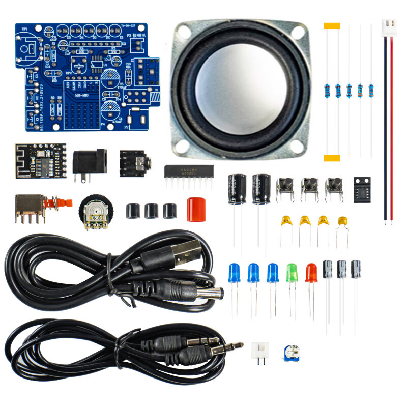 Bluetooth audio electronic DIY kit mobile phone amplifier speaker circuit board production teaching training TJ-56-527A kit
