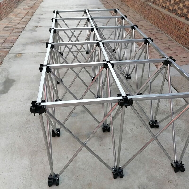 Mo Peng spider leg workbench reinforced galvanized steel spider leg rock slab workbench woodworking bricklayer tile glass marble processing platform retractable portable multifunctional rock slab shelf woodworking stainless steel 15 legs 1.2 meters wide 2.34 meters long by 70 centimeters high