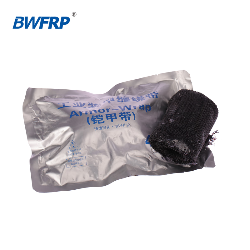 BWFRP Xinbaotong HBAR Armor Belt Industrial Armor Wrap Belt Waterproof Protective Armor Belt Glass Fiber Black 100mm*4.6m/roll