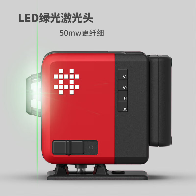 Ishii infrared level meter 12-line green light fine high-precision strong light water level meter automatic leveling wall leveling 12-line green light 7659 standard