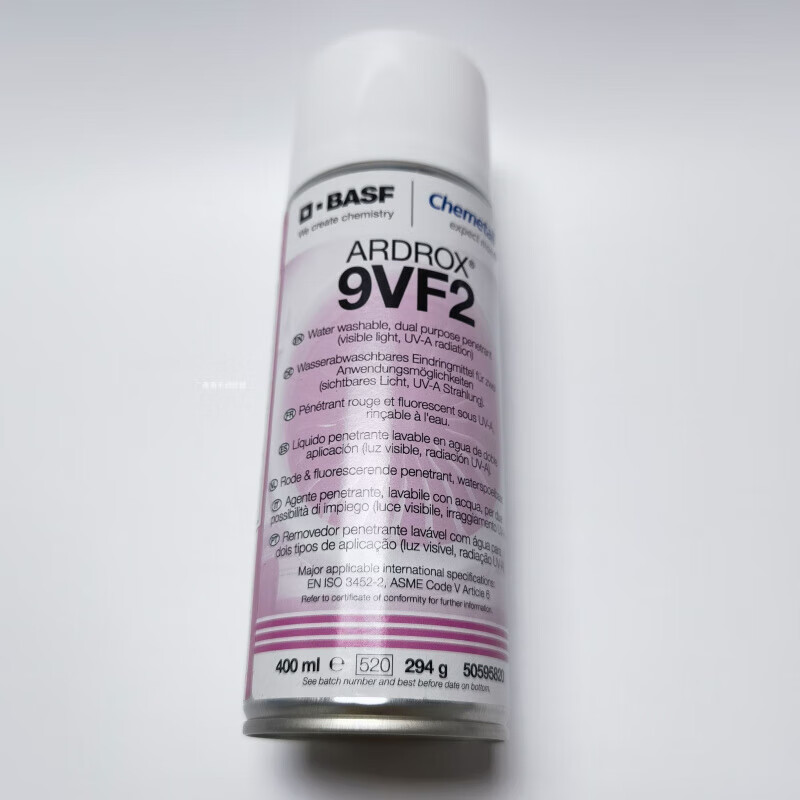 9VF2 Penetrant 9D1B Developer 9PR5 Cleaning Agent ARDROX Colored Penetrant Detection Reagent Single Bottle Price