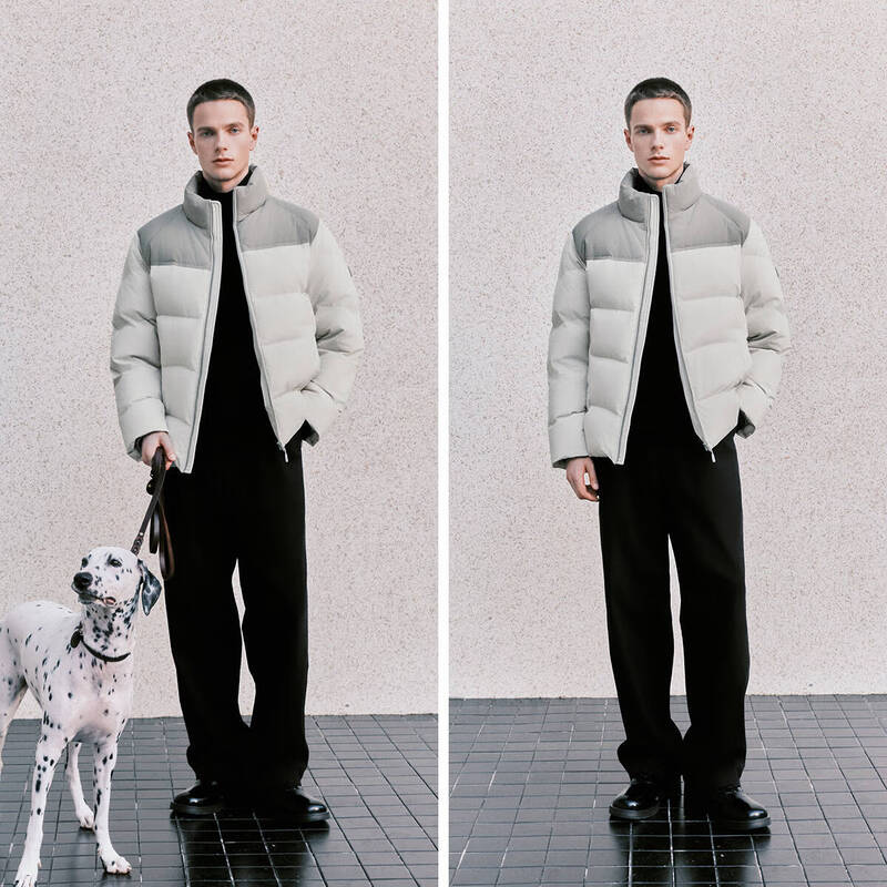 Semir New Year Qiji Red丨Down Jacket Men's 25 Winter Water-repellent and Windproof Jacket Couple Thickened Top Shopping Mall Same Style