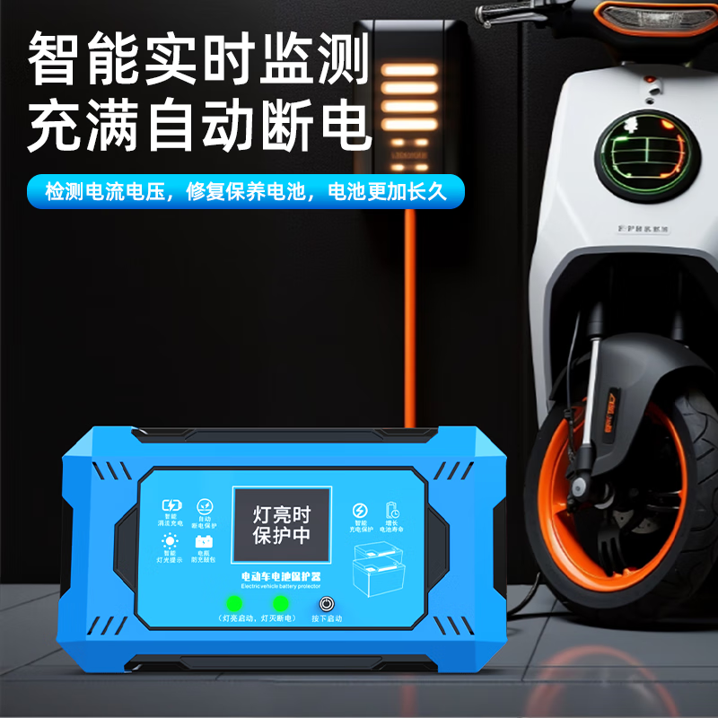 German imported electric vehicle protector restorer new automatic power-off battery car balanced voltage stabilization automatic power-off basic model automatic power-off/5-year warranty