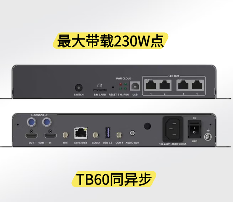 Nova TB1 TB2 TB40 TB60 synchronous and asynchronous play box multimedia player LED display TB10 replaces TB1-4G play box universal