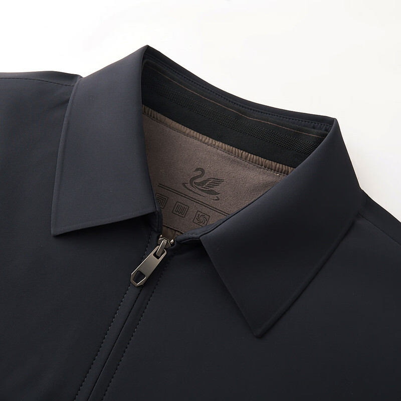 Shanshan (FIRS) Men's Jacket Down Jacket Autumn and Winter Removable Liner Business Casual Executive Lapel Men's Top