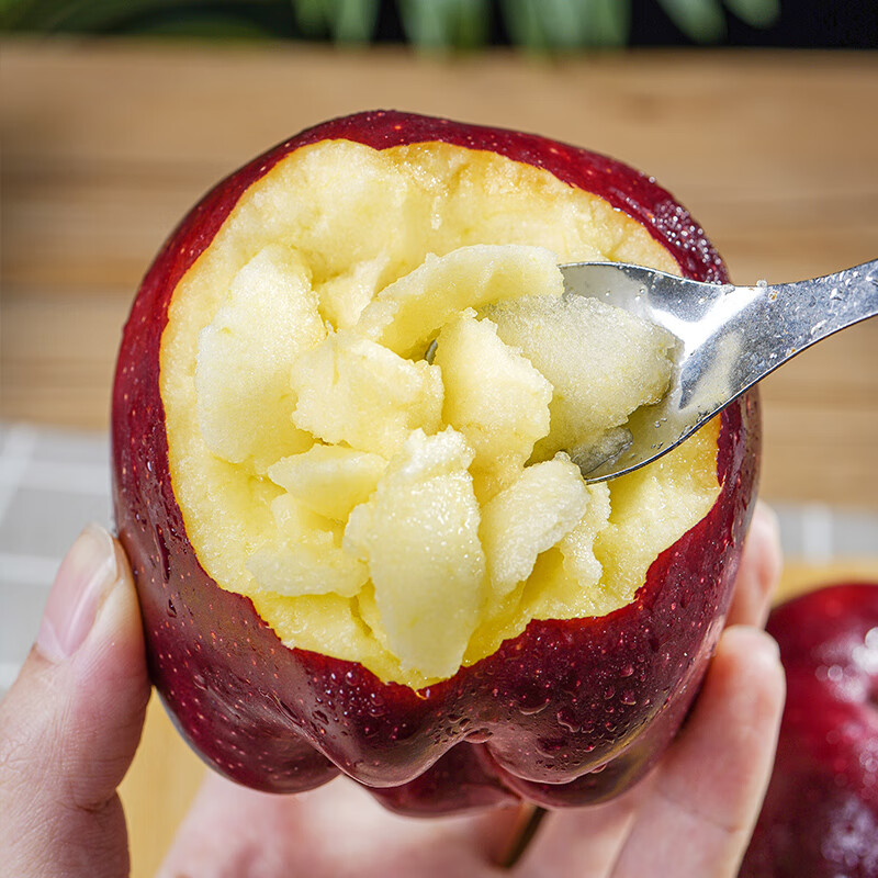 Jingmi Tianshui Huaniu Apple, a Gansu specialty, net weight 8 pounds, medium fruit, single fruit 210g + straight from the core origin