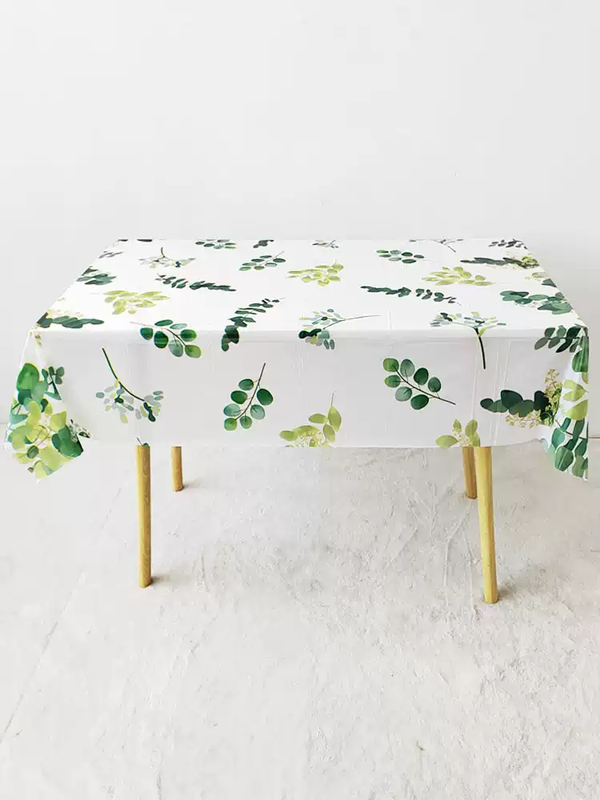 Fantasy forest series 10-piece disposable tablecloth kindergarten party pastoral camping rectangular tablecloth household plastic tablecloth 1.6X1.6 meter wish bottle 10-piece price individually packaged