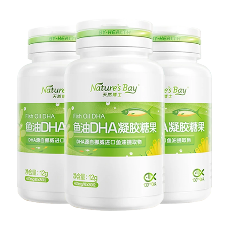 Dr. Natural Fish Oil DHA Edible DHA for Infants, Babies, Children and Adults Get 90 capsules Fish Oil DHA 30 capsules*3 bottles