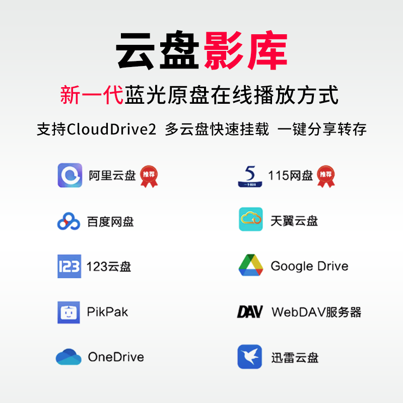 Haimedi Q5 sixth generation 8K plus ultra high definition Blu-ray hard drive network multi-function player smart TV set-top box home theater projection hifi audio lossless decoder Q5 sixth generation plus+8T hard drive set (full of resources)