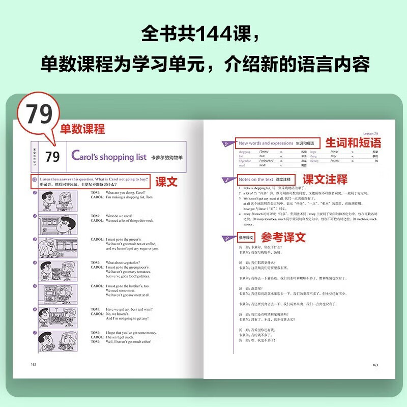 New Concept English 1+2 Smart Edition + New Oriental Primary School Junior High School High School College Entrance Exam Must Memorize Words Roots and Affixes (set of 3 volumes) Key Points Overview Video Text Audio Words Primary and Secondary School English Foreign Language Translation Press