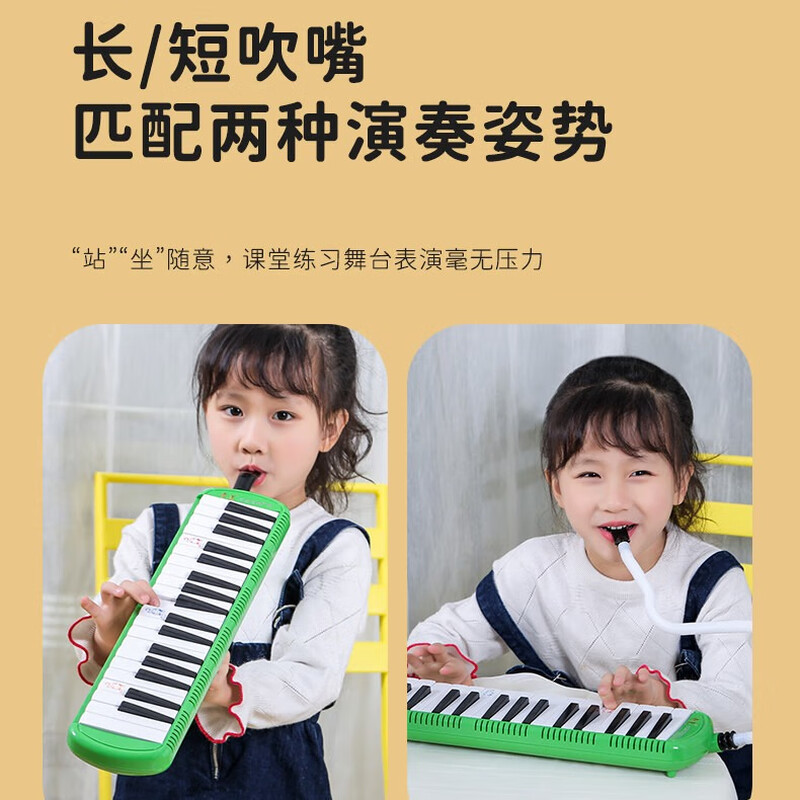 Chimei mouth organ children's primary school teaching mouth organ 41-key black wide range mouth organ QM41A