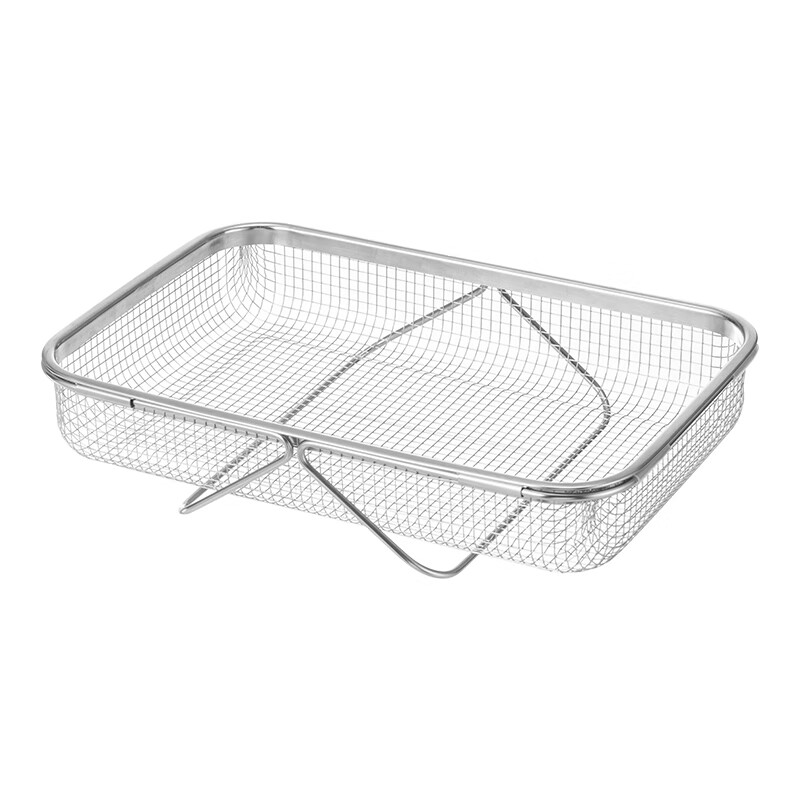 Shuangshan 304 stainless steel drain basket retractable kitchen sink vegetable basket household fruit basket drain rack large - telescopic length 36~54 width 24.5 height 8cm